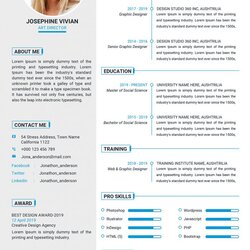 Professional Resume Template Word To Download Format