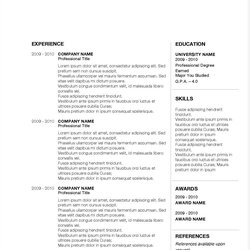 Tremendous Job Winning Resume Templates For Microsoft Word Apple Pages Template Space Between Visit Office