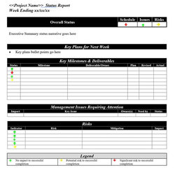 Status Report Template Download Lonnie Orig