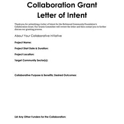 Eminent Letter Of Intent Templates Samples For Job School Business