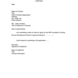 Perfect Letter Of Intent Template Download Free Documents For Word And Excel Example Sample