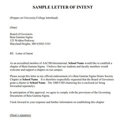 Super Letter Of Intent Template Free Word Templates Sample