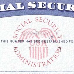 Social Security Card Template Regard Pertaining Intended Throughout For