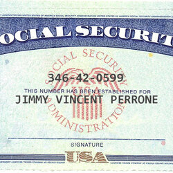 Splendid Editable Social Security Card Template Professional Sample