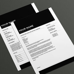 Legit Adobe Templates Free Curated Collection On Bold Resume