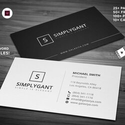 Out Of This World Microsoft Office Business Card Template