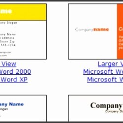 Peerless Business Card Template Microsoft Word Luxury Free Of