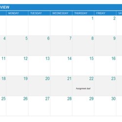 Brilliant Blank Calendar Template Word Documents Assignment Calendars Tracker