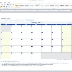 Marvelous Free Calendar Templates Word Microsoft Template Months Print Multiple Programs Editing Per