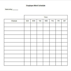 Legit Free Schedule Templates In Ms Word Template Employee Work Blank Daily Schedules Sample