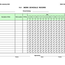 High Quality Free Employee Schedule Templates Excel Word Template Scaled