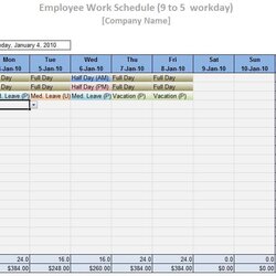 Work Schedules Archives Schedule Templates Template Employee Excel Employees Working Word Hours Payment