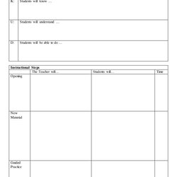 Very Good Lesson Plan Template Download In Word Or Top Hat