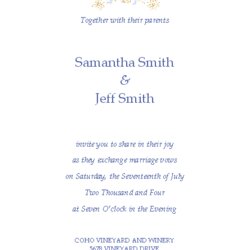 Preeminent Free Wedding Invitation Templates Word For Download Template Link