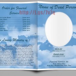 Smashing Free Editable Funeral Program Templates Surprising Cremation High Definition