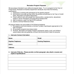 Excellent Program Proposal Template Free Word Documents Download Sample Show Templates Sponsorship