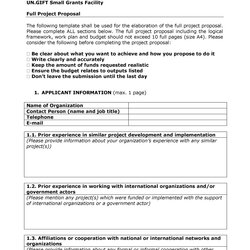 Wizard Professional Project Proposal Templates Template Lab Business Informal Donor