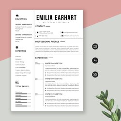 Swell Resume Design Template Modern Word Free Download