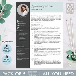 Wizard Modern Resume Template With Picture Creative Templates