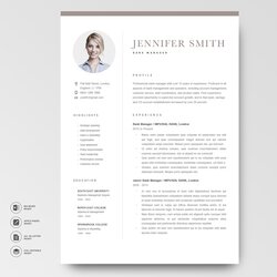 Super Modern Resume Template Brown Ms Word Pages