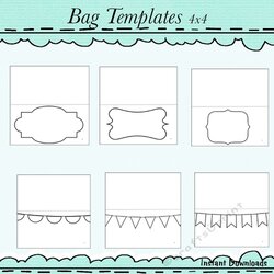 Admirable Bag Toppers Templates Large