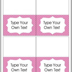 Swell Treat Bag Toppers Template Free Card Avery