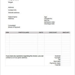 Out Of This World Invoice Template Free Word Excel Documents Download Width