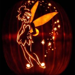 Brilliant Printable Tinkerbell Pumpkin Templates Designs Carving Disney Patterns Halloween Template Jack