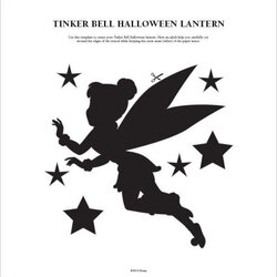 Supreme Printable Tinkerbell Pumpkin Templates Designs Free Premium Template Carving Fairy Disney Stencils