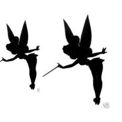 Very Good Tinkerbell Dust Pumpkin For The Win Carving Bell Tinker Silhouette Pixie Template Fairy Stencil