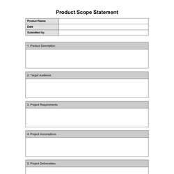Swell Project Scope Statement Templates Examples Example Kb