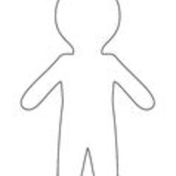 Person Outline Template