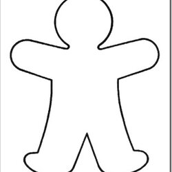 Tremendous Blank Person Template Free Download Clip Art On Cut Outline Paper Templates Coloring People Body