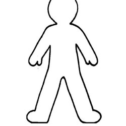 Smashing Outline Of Person Template Best Printable People Blank Outlines Drawing Computer Designs Use