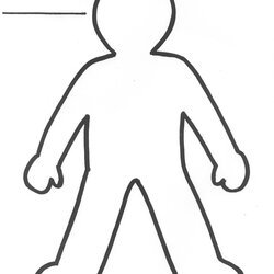Spiffing Blank Person Template Best Printable Cut