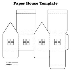 Matchless Free Printable Paper Crafts Templates Discover The Beauty Of House Craft