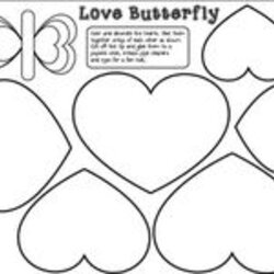 Best Free Images Valentine Crafts Butterfly Valentines Heart Craft Kindergarten Kids Preschool Activities