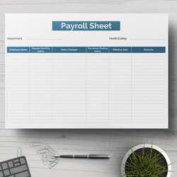 Capital Free Payroll Samples Ledger Schedule Sheet Sample Template