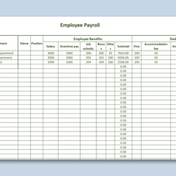 Superlative Payroll Template Ms Excel Templates Spreadsheet