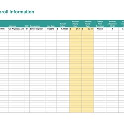 Worthy Free Payroll Templates Calculators Template
