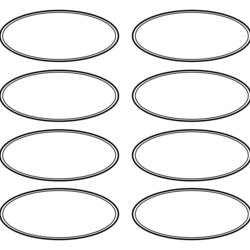Spiffing Best Free Printable Oval Template For At Outline