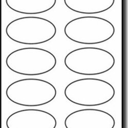Cool Oval Templates Printable Best Labels Template Per Sheet Label Inch Blank