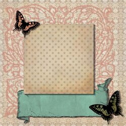 The Graphics Monarch Free Digital Scrapbook Layout Page Background Paper Vintage Butterfly Designs Pages