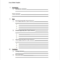 Exceptional Novel Outline Template Chapter By New Concept Essay Format Blank Printable Sample Writing Example
