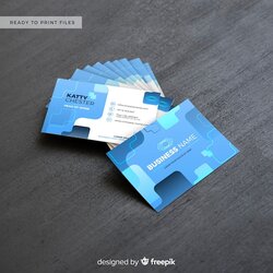 Great Business Card Template Free Vector