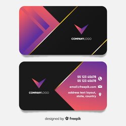 Perfect Free Vector Business Card Template