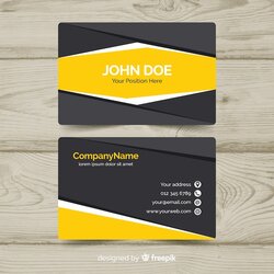 Fantastic Free Vector Business Card Template