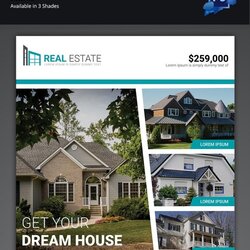 Real Estate Flyer Template Free The Worst Heard For Flyers Brochures Vector