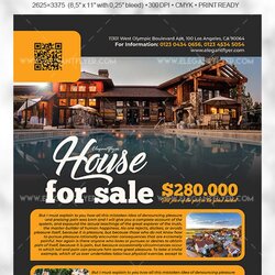 Sublime Real Estate Flyer Template Download For Free Poster Selling House Freebies