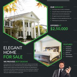 Spiffing Free Real Estate Listing Flyer Template Flyers